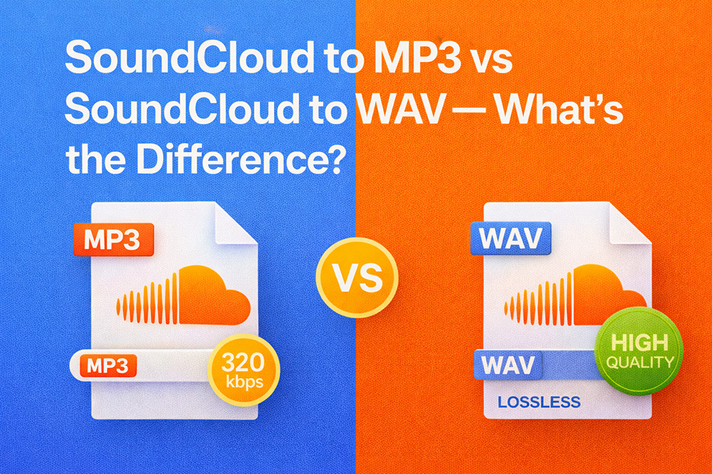 Soundcloud to MP3 vs Soundcloud to WAV - What's the Difference and Which One Should You Choose?