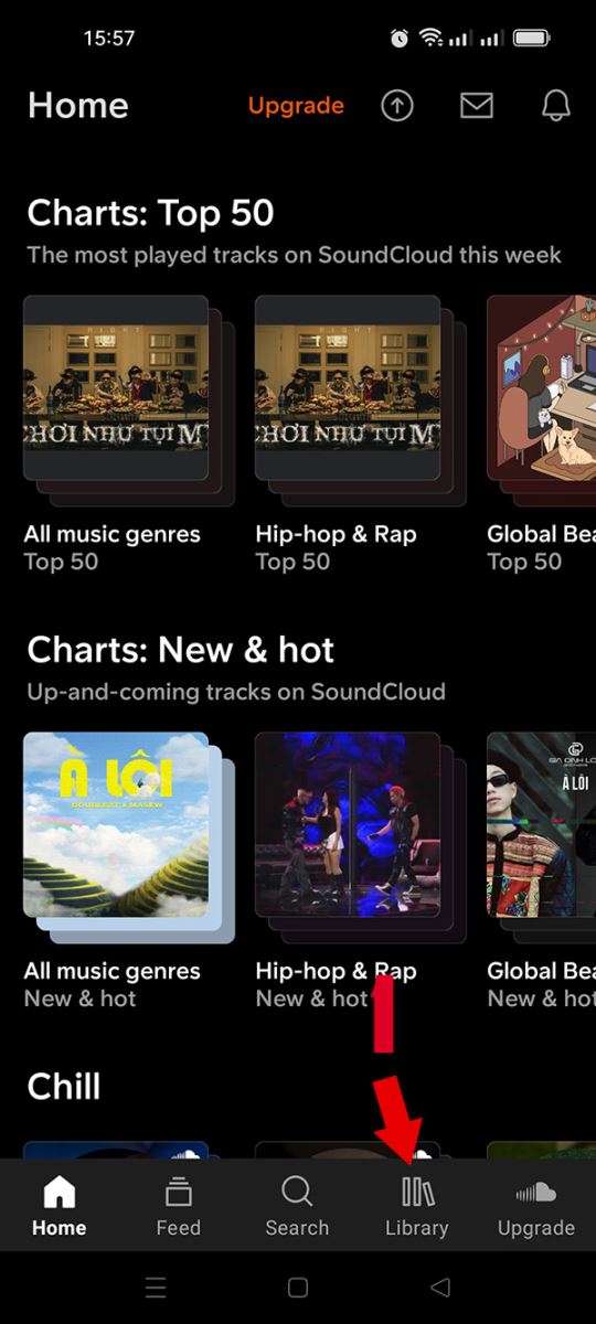 Where is soundcloud profile url on android 1