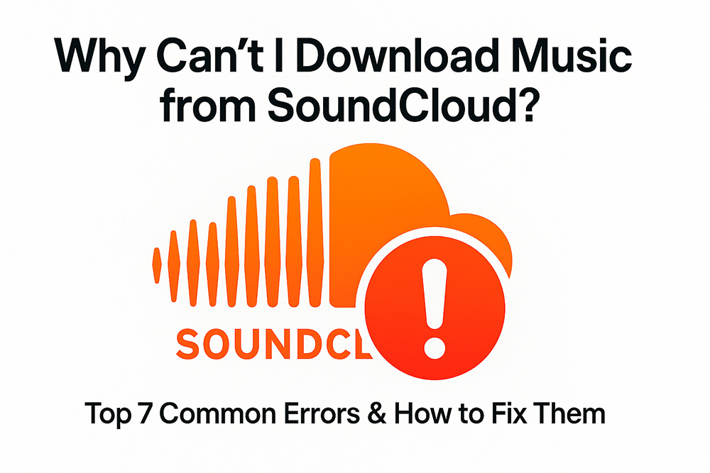 Why Can’t I Download Music from SoundCloud? Top 7 Common Errors & How to Fix Them (2025 Guide)